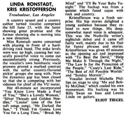 Linda Ronstadt / Kris Kristofferson on Jun 23, 1970 [439-small]