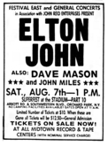 Elton John / Boz Scaggs / John Miles on Aug 7, 1976 [630-small]