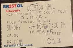 tags: Ticket - OMD / The Flaming Mussolinis on Feb 19, 1986 [841-small]