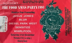 tags: Ticket - Jesus Jones / Blur / Diesel Park West / Sensitize / Whirlpool on Dec 21, 1991 [854-small]