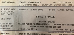 tags: Ticket - The Fall on May 15, 1993 [859-small]