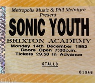 Sonic Youth / Cell / Pavement on Dec 14, 1992 [863-small]