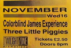 tags: Ticket - The Colourblind James Experience / Three Little Piggies on Nov 16, 1988 [877-small]
