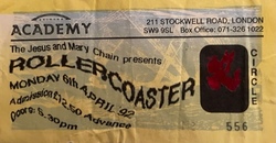 tags: Ticket - The Jesus and Mary Chain / Blur / My Bloody Valentine / Dinosaur Jr. on Apr 6, 1992 [878-small]