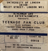 tags: Ticket - Teenage Fanclub / Gumball on Nov 23, 1990 [882-small]