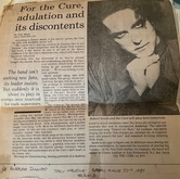 The Philadelphia Inquirer 22 Aug 1989 , tags: Article - The Cure / Shelleyan Orphan on Aug 23, 1989 [038-small]