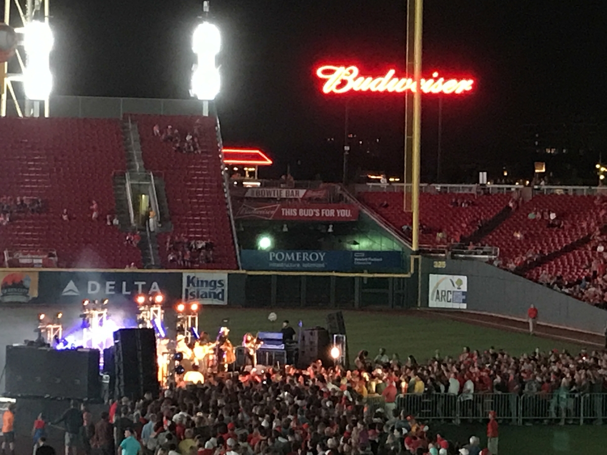 Concert History of Great American Ballpark Cincinnati, Ohio, United
