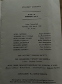 Page from programme, tags: Merch - The University of Bristol Symphony Orchestra / The University of Bristol Choral Society / Boys Choir from QEH School on Mar 15, 1980 [386-small]