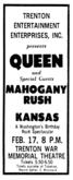 Queen / Mahogany Rush / Kansas on Feb 17, 1975 [388-small]