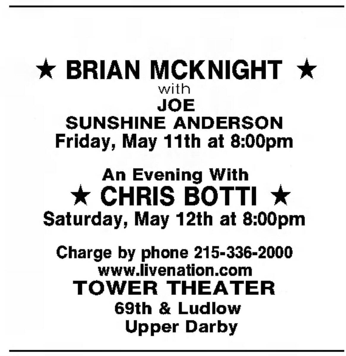Brian McKnight Concert & Tour History (Updated for 2024 2025) Concert Archives