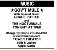 Gov't Mule / Grace Potter & the Nocturnals on Oct 6, 2007 [594-small]