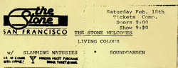 Living Colour / Soundgarden / The Slammin' Watusis on Feb 18, 1989 [739-small]