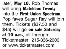 Matchbox Twenty / Sugar Ray / Quick Step John on May 10, 2003 [799-small]