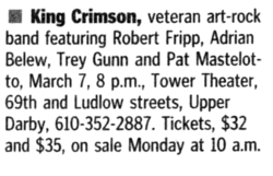 King Crimson on Mar 7, 2003 [884-small]