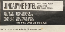 tags: Advertisement - Ed Kuepper and the Yard Goes on Forever on Sep 14, 1988 [931-small]