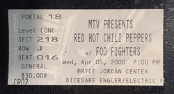 Red Hot Chili Peppers / Foo Fighters / Muse on Apr 5, 2000 [958-small]