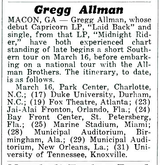 Gregg Allman / Cowboy / Boyer & Talton on Mar 16, 1974 [060-small]