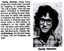 Randy Newman / David Bromberg on Mar 26, 1983 [136-small]