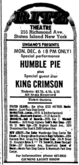 Humble Pie / King Crimson on Dec 6, 1971 [198-small]