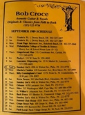 tags: Gig Poster - Bob Croce on Sep 12, 1989 [257-small]