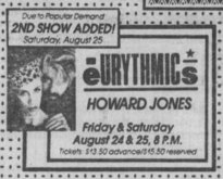 Eurythmics / Howard Jones on Aug 24, 1984 [272-small]