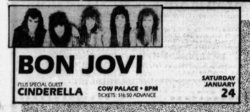 Bon Jovi / Cinderella on Jan 24, 1987 [313-small]