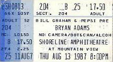Bryan Adams on Aug 13, 1987 [365-small]