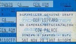 Def Leppard / Tesla on Nov 29, 1987 [385-small]
