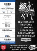 Night Ranger / Lillian Axe / Autograph / Firehouse / Bill Champlin on Jan 8, 2022 [410-small]