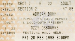 Ozzy Osbourne on Feb 20, 1998 [534-small]
