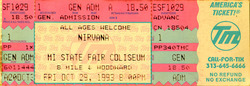 Nirvana / Meat Puppets / Boredoms on Oct 29, 1993 [608-small]