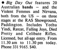 Big Day Out 1992 on Jan 25, 1992 [688-small]