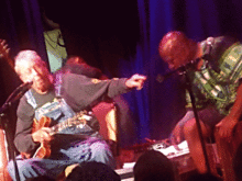 Elvin Bishop & Willy Jordan at Yoshi's Nov 2021, Elvin Bishop's Big Fun Trio on Nov 14, 2021 [706-small]
