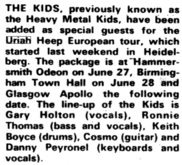 Uriah Heep / Heavy Metal Kids on Jun 28, 1975 [762-small]