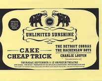 Cake / Cheap Trick / Detroit Cobras / Hackensaw Boys on Sep 19, 2003 [792-small]