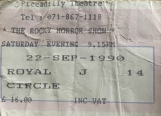 tags: Ticket - Edward Tudor-Pole / Adrian Edmondson / Gina Bellman / Mary Madox / Tim McInnerny on Sep 22, 1990 [815-small]