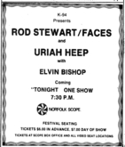 Rod Stewart & The Faces / Uriah Heep / Elvin Bishop on Aug 20, 1975 [830-small]