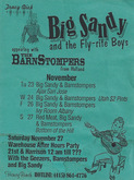 Big Sandy's November 1993 SF Bay Area Gigs with Dutch band The Barnstompers presented by Tracy Dick, Big Sandy and His Fly Rite Boys / The BarnStompers / The Geezers / Big Sandy & the Fly Rite Boys on Nov 27, 1993 [881-small]