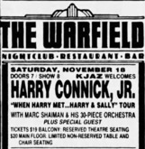 Harry Connick Jr. / Marc Shaiman & His 30-Piece Orchestra on Nov 18, 1989 [940-small]