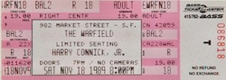 Harry Connick Jr. / Marc Shaiman & His 30-Piece Orchestra on Nov 18, 1989 [942-small]