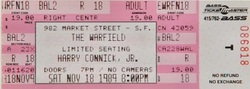 Harry Connick, Jr. / Marc Shaiman & His 30-Piece Orchestra on Nov 18, 1989 [942-small]