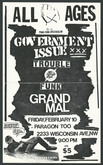 tags: Trouble Funk, Government Issue, Grand Mal, Washington, D.C., United States, Gig Poster, Paragon II - Trouble Funk / Government Issue / Grand Mal on Feb 10, 1984 [016-small]