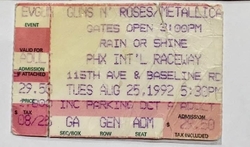 Metallica  / Faith No More  / Guns N’ Roses on Aug 25, 1992 [044-small]