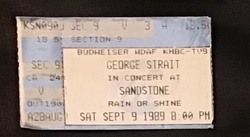 George Strait / Billy Joe Royal / Bailey and the Boys on Sep 9, 1989 [130-small]