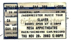 Arch Enemy / Slayer / Hatebreed on Nov 20, 2003 [143-small]