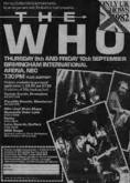 Tour Promotion, The Who / Steve Gibbons Band on Sep 10, 1982 [196-small]