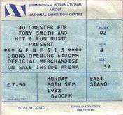 Ticket Stub, Genesis on Sep 20, 1982 [247-small]