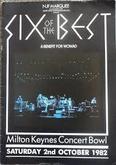Event Programe, Six Of The Best, Genesis 1982 on Oct 2, 1982 [256-small]