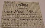 Ticket Stub, Gary Moore Ft. Ian Paice / Stampede on Nov 27, 1982 [265-small]