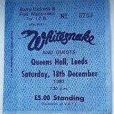 TICKET STUBB, Whitesnake / Samson on Dec 18, 1982 [269-small]